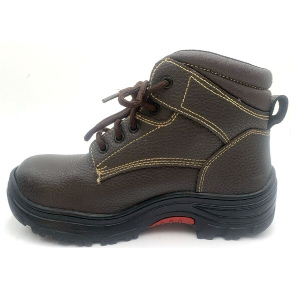 Skechers Work Men's Burgin-Tarlac Industrial Work Boots Steel Toe Size 7 Brown - Picture 8 of 14
